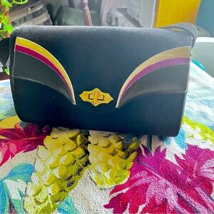 Stylish Black and Multicolor Women's Bag
